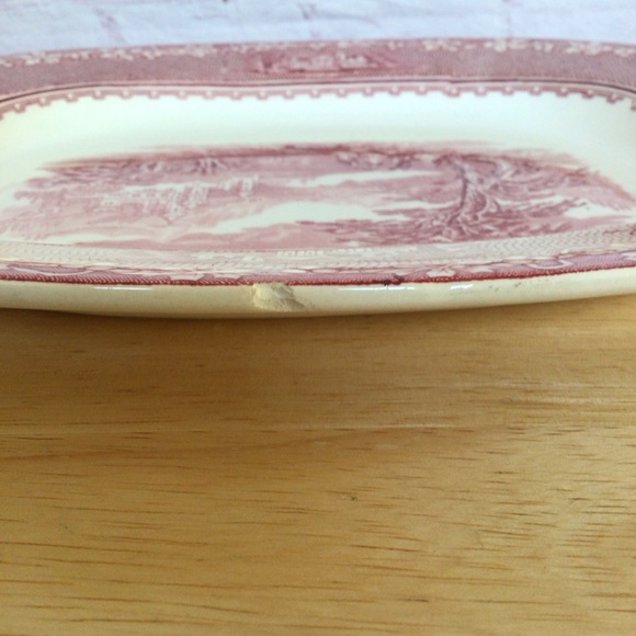 Vintage Royal Staffordshire England Transferware Jenny Lind 1795 Platter - Picture 6 of 6